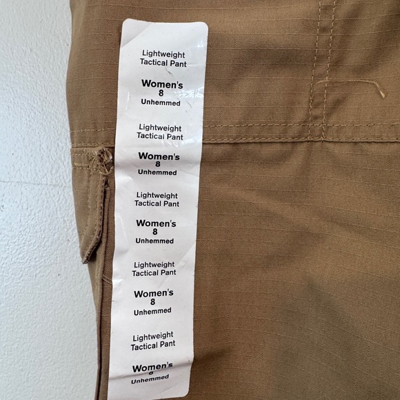 Propper NWT Women's Tan ulnhemmed Tactical Pants size 8 - Picture 8 of 15